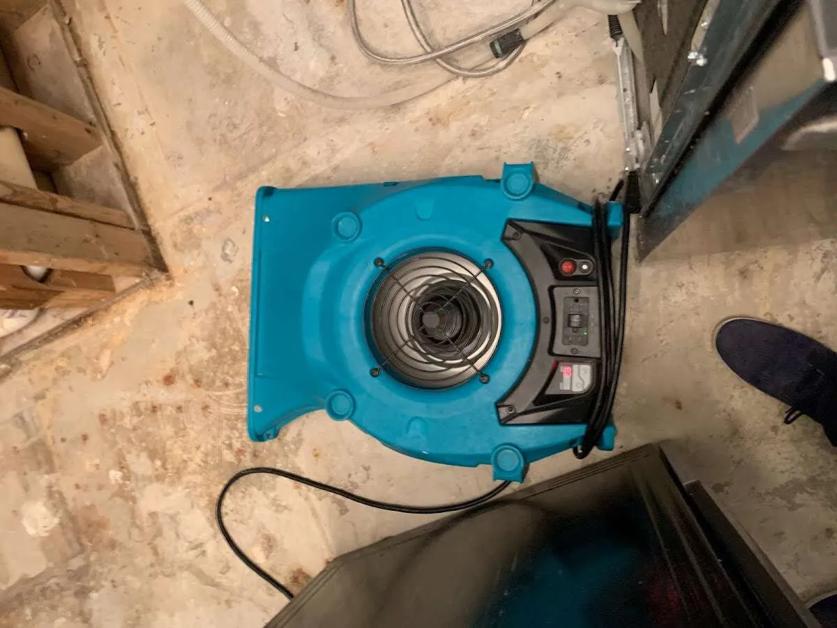Air mover drying equipment for Mold Remediation & Removal in West Fargo
